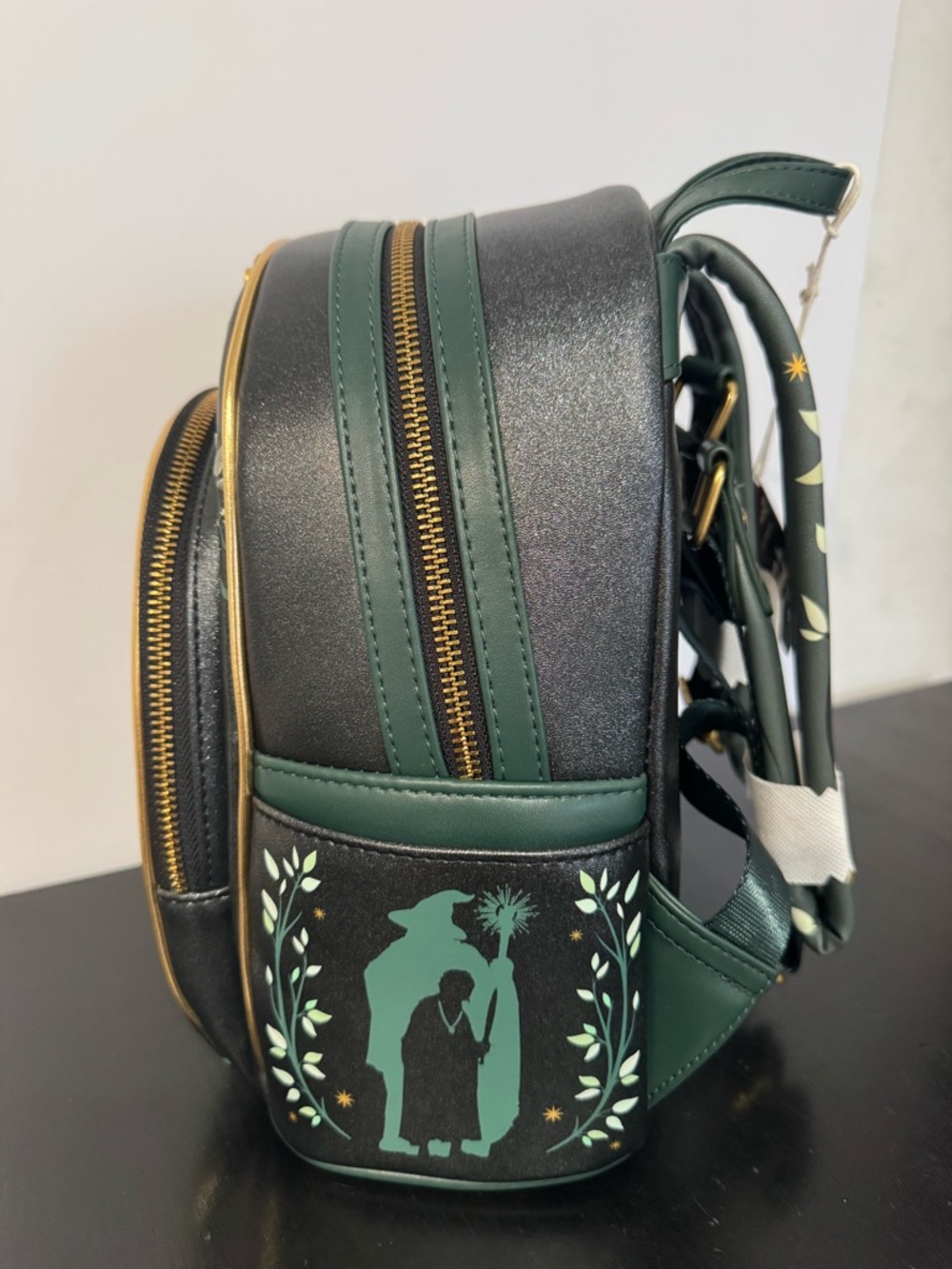 Loungefly The Lord of the Rings Doors of Durin Glow-in-the-Dark Mini Backpack - Picture 6 of 8